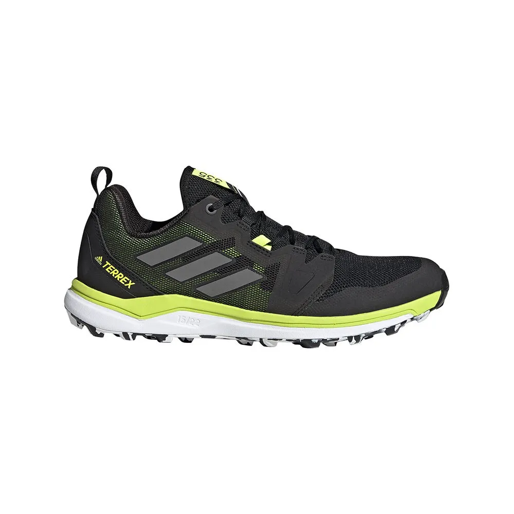 adidas Terrex Agravic Trailskor male, Core black / grey four / solar yellow