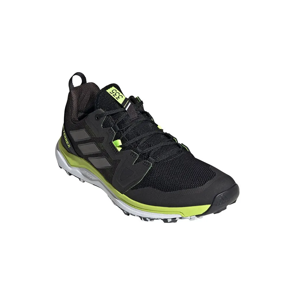 adidas Terrex Agravic Trailskor male, Core black / grey four / solar yellow
