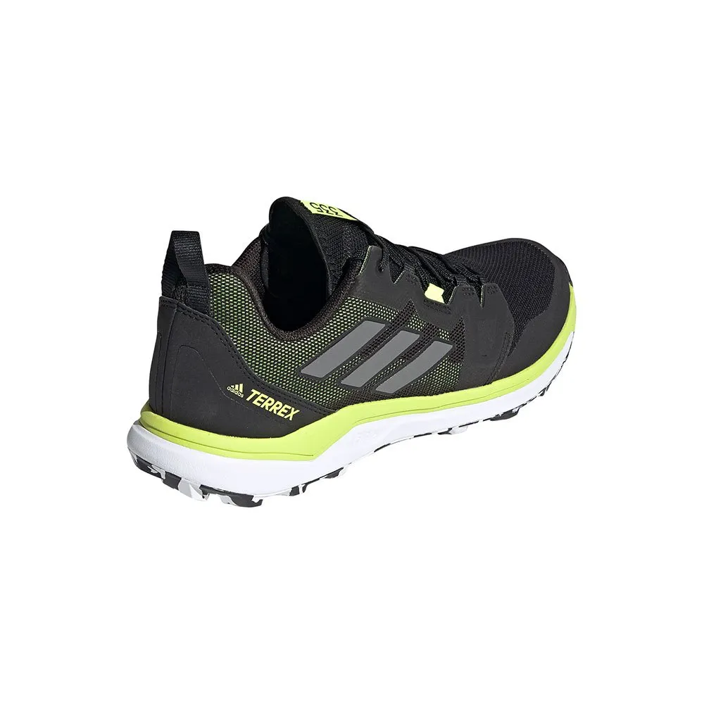 adidas Terrex Agravic Trailskor male, Core black / grey four / solar yellow