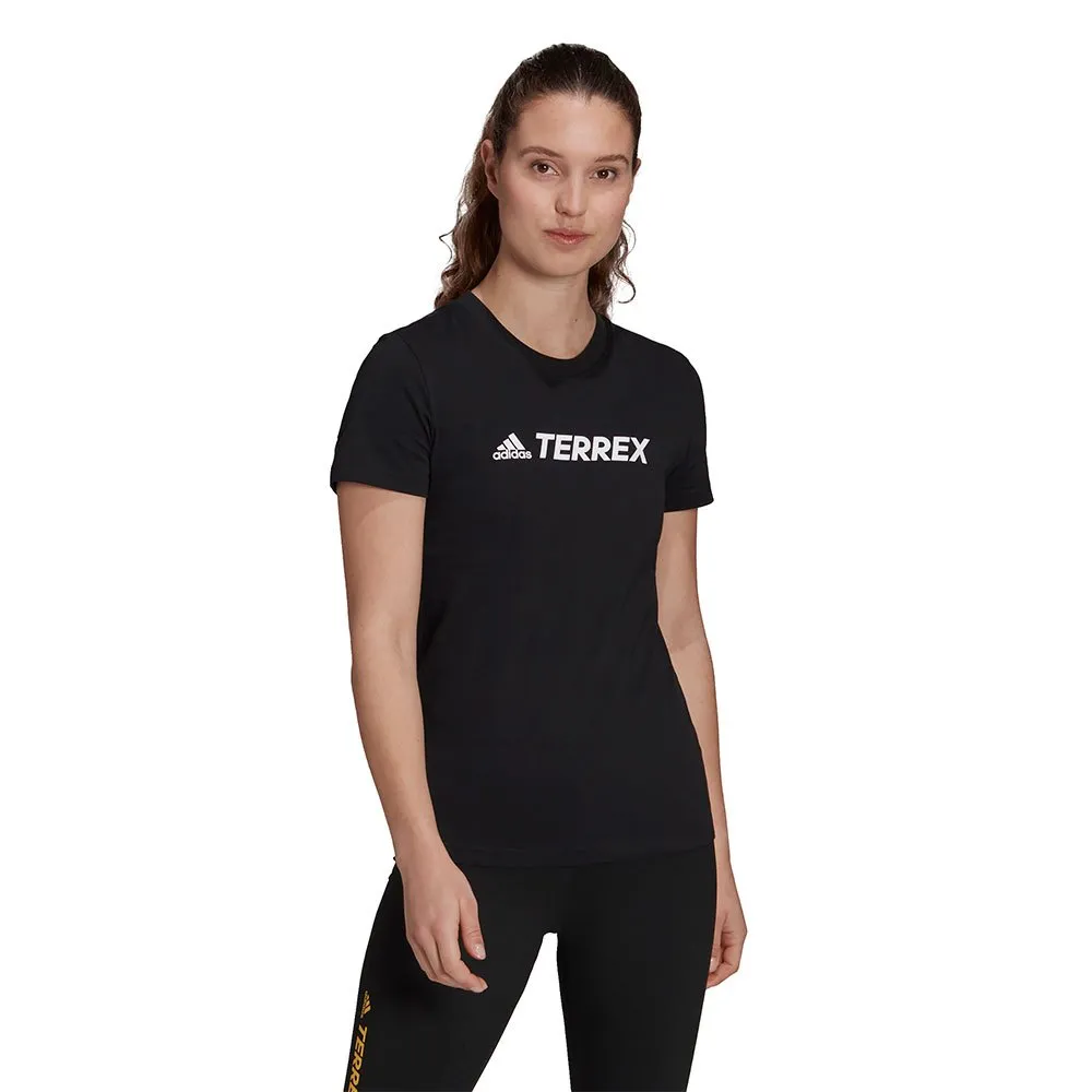 adidas Terrex Better Cotton Classic Logo T-shirt Med Korta ärmar