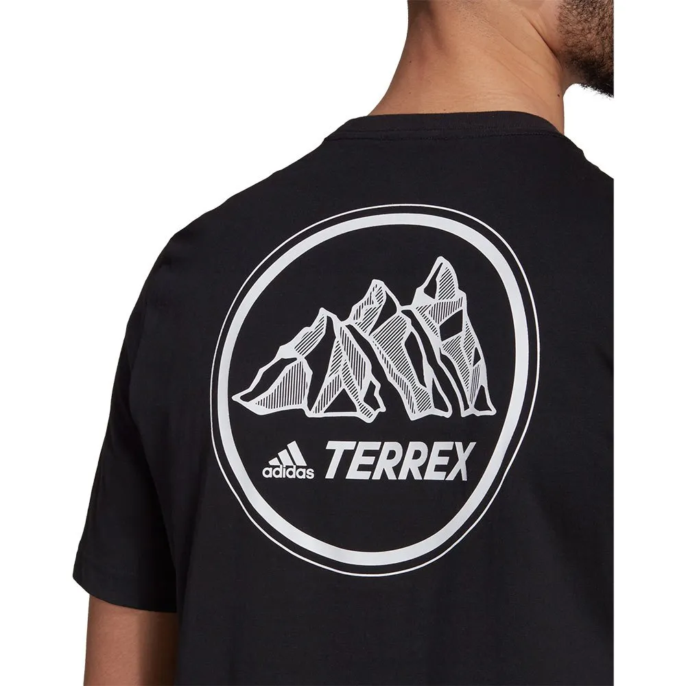 adidas Terrex Better Cotton Mountain Graphic T-shirt Med Korta ärmar, Black adidas Terrex Better Cotton Mountain Graphic T-shirt Med Korta ärmar, Black