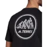 adidas Terrex Better Cotton Mountain Graphic T-shirt Med Korta ärmar, Black