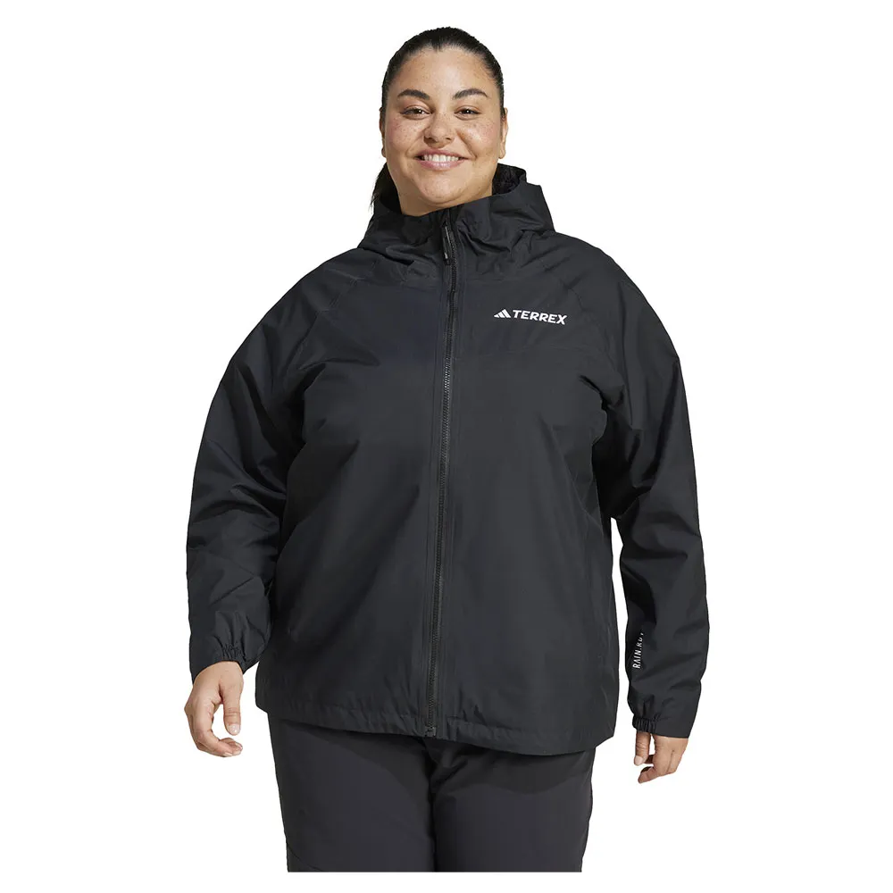 adidas Terrex Multi 2l Rain.rdy Plus Jacka, Black / black adidas Terrex Multi 2l Rain.rdy Plus Jacka, Black / black