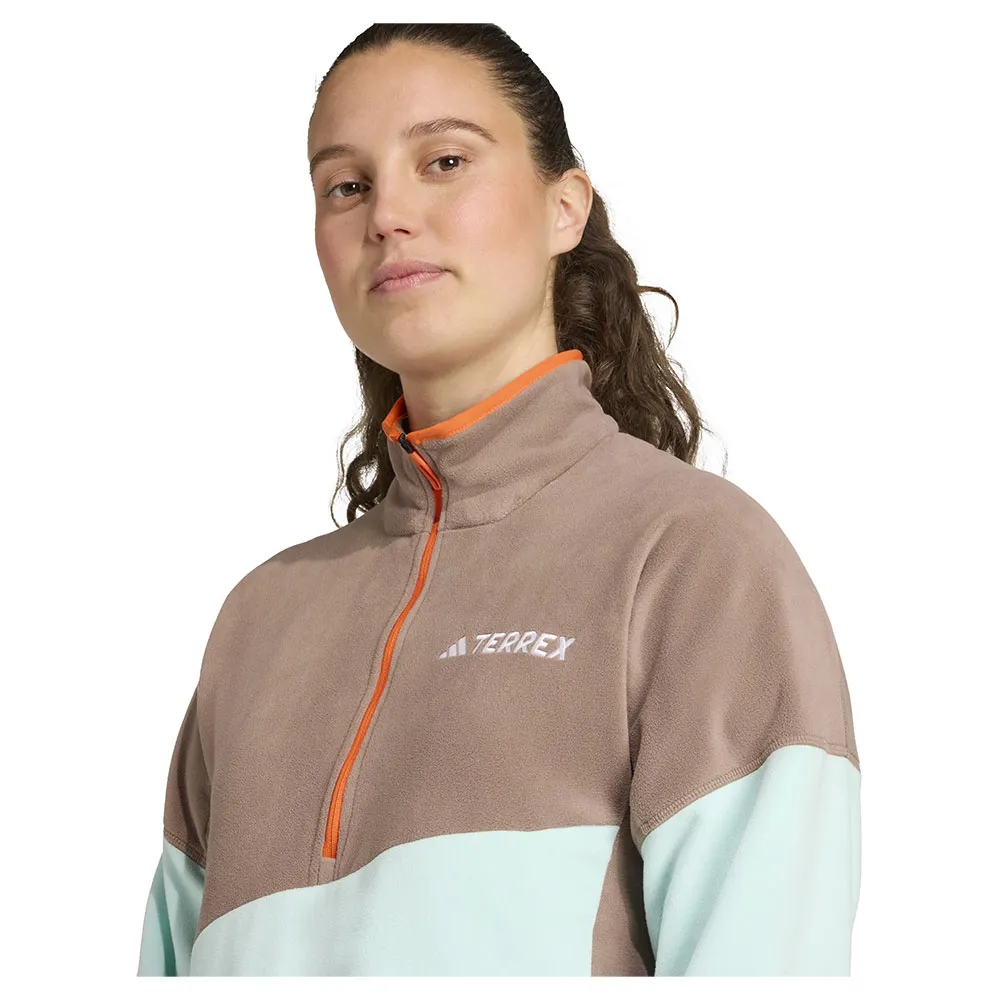 adidas Terrex Multi Climawarm Anorak Fleece Med Halv Dragkedja