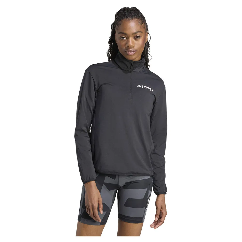 adidas Terrex Multi Climawarm Tech Fleece Med Halv Dragkedja