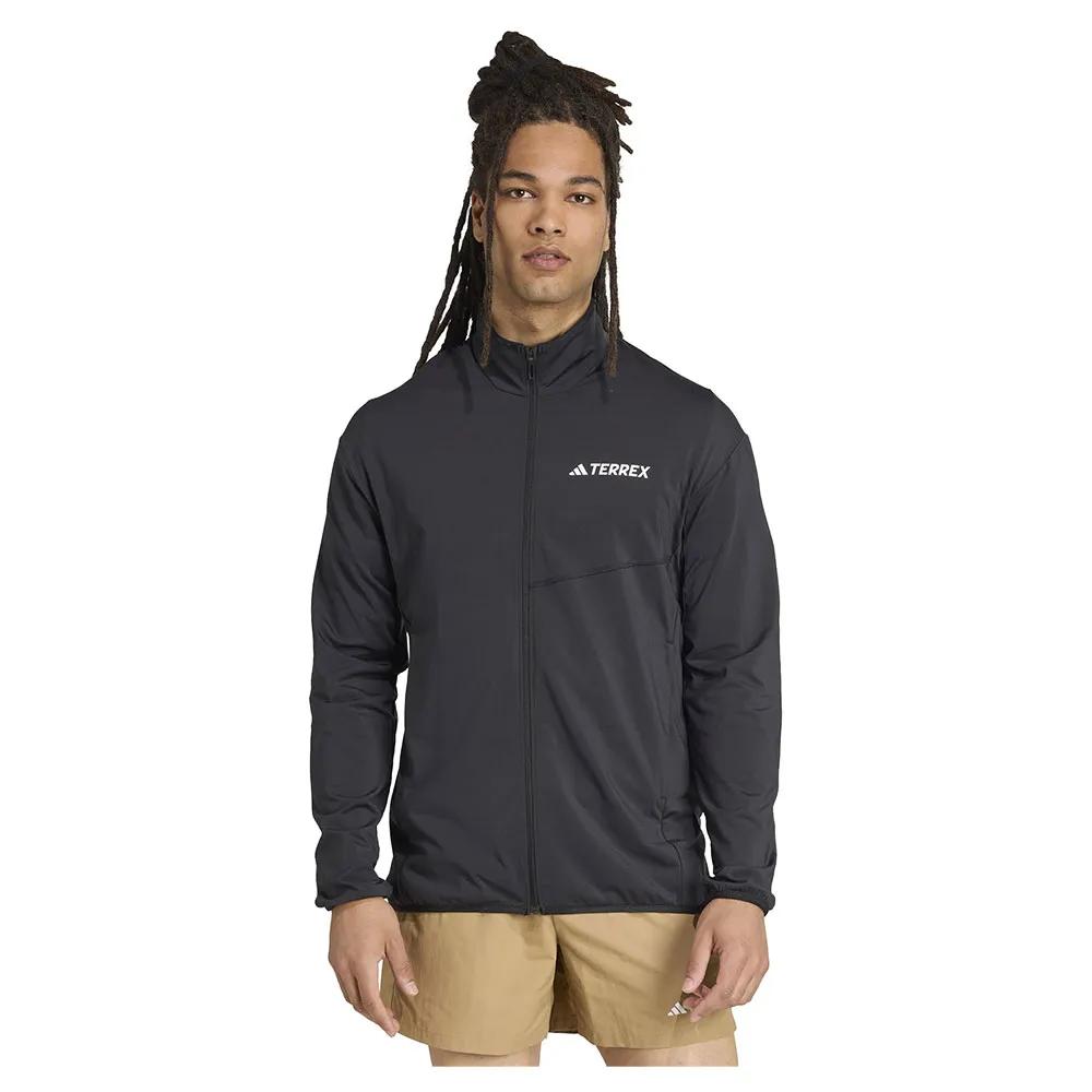adidas Terrex Multi Climawarm Tech Fleecejacka Med Dragkedja