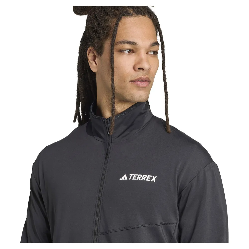 adidas Terrex Multi Climawarm Tech Fleecejacka Med Dragkedja