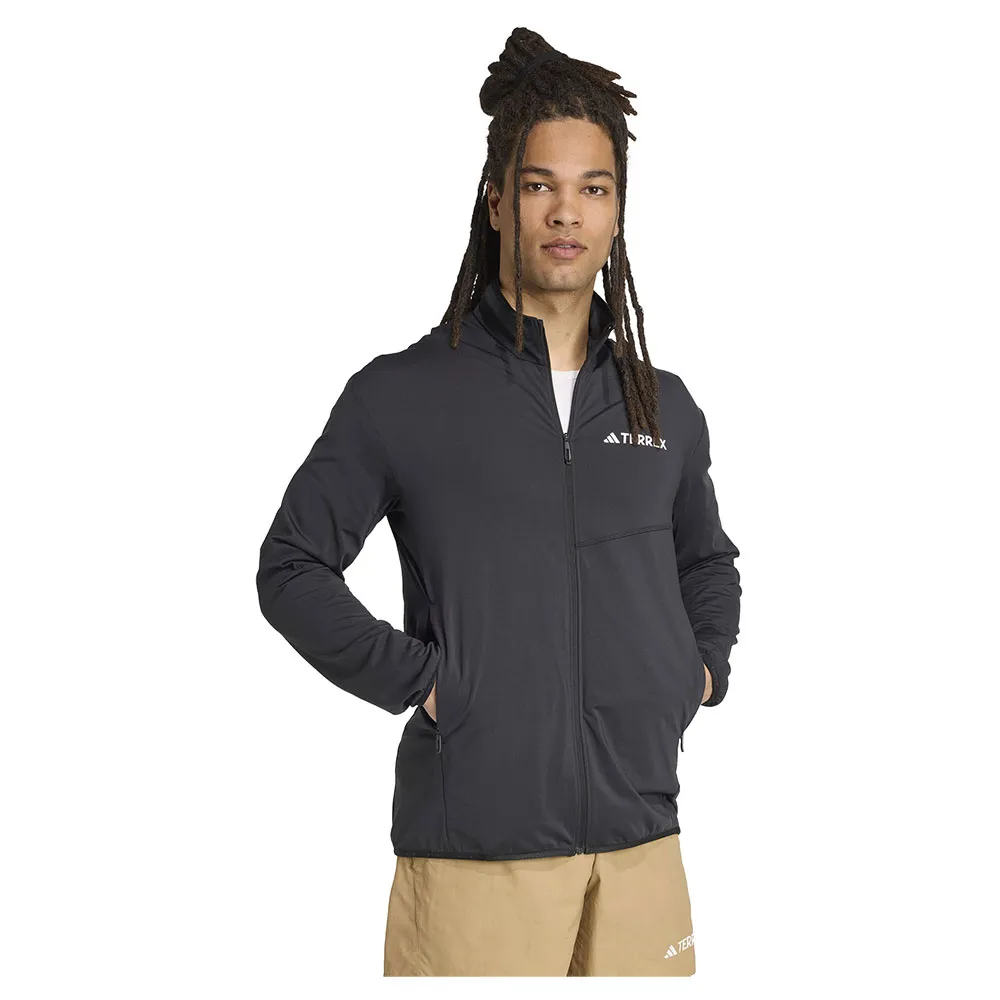 adidas Terrex Multi Climawarm Tech Fleecejacka Med Dragkedja