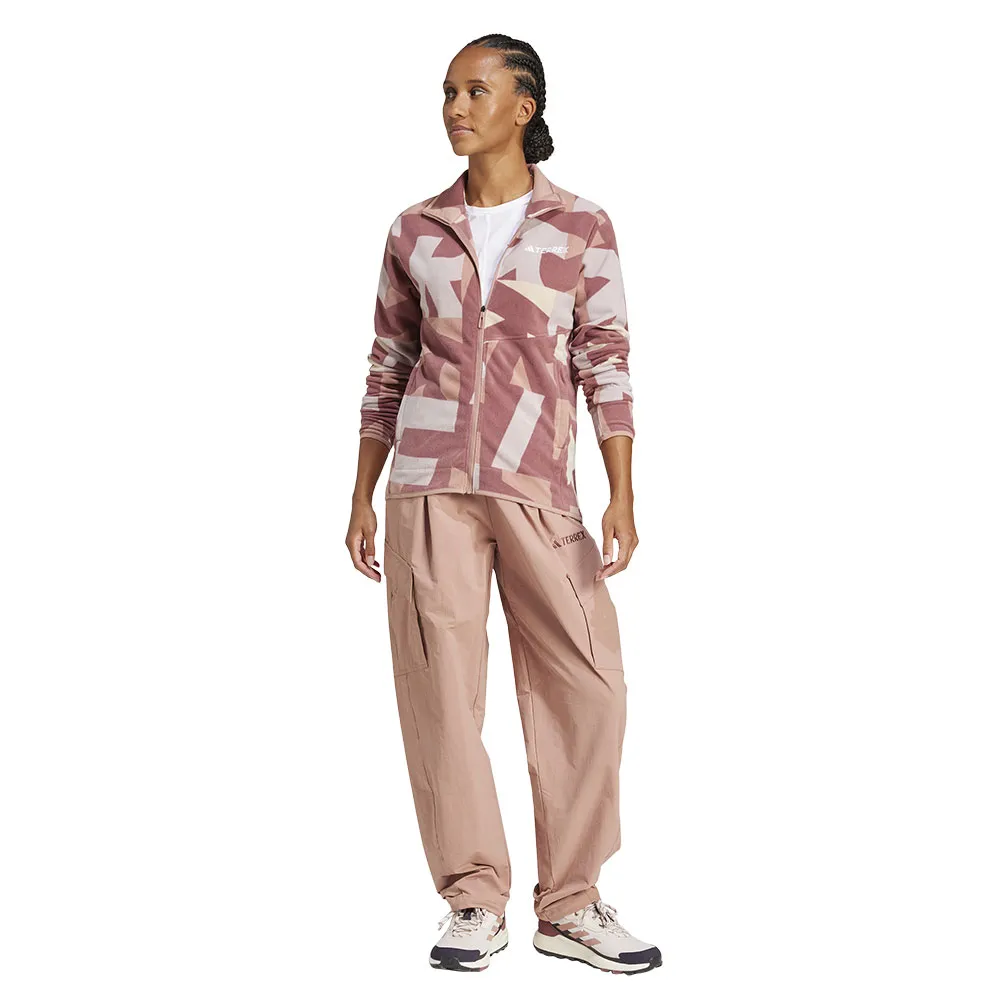 adidas Terrex Multi Printed Fleecejacka Med Dragkedja