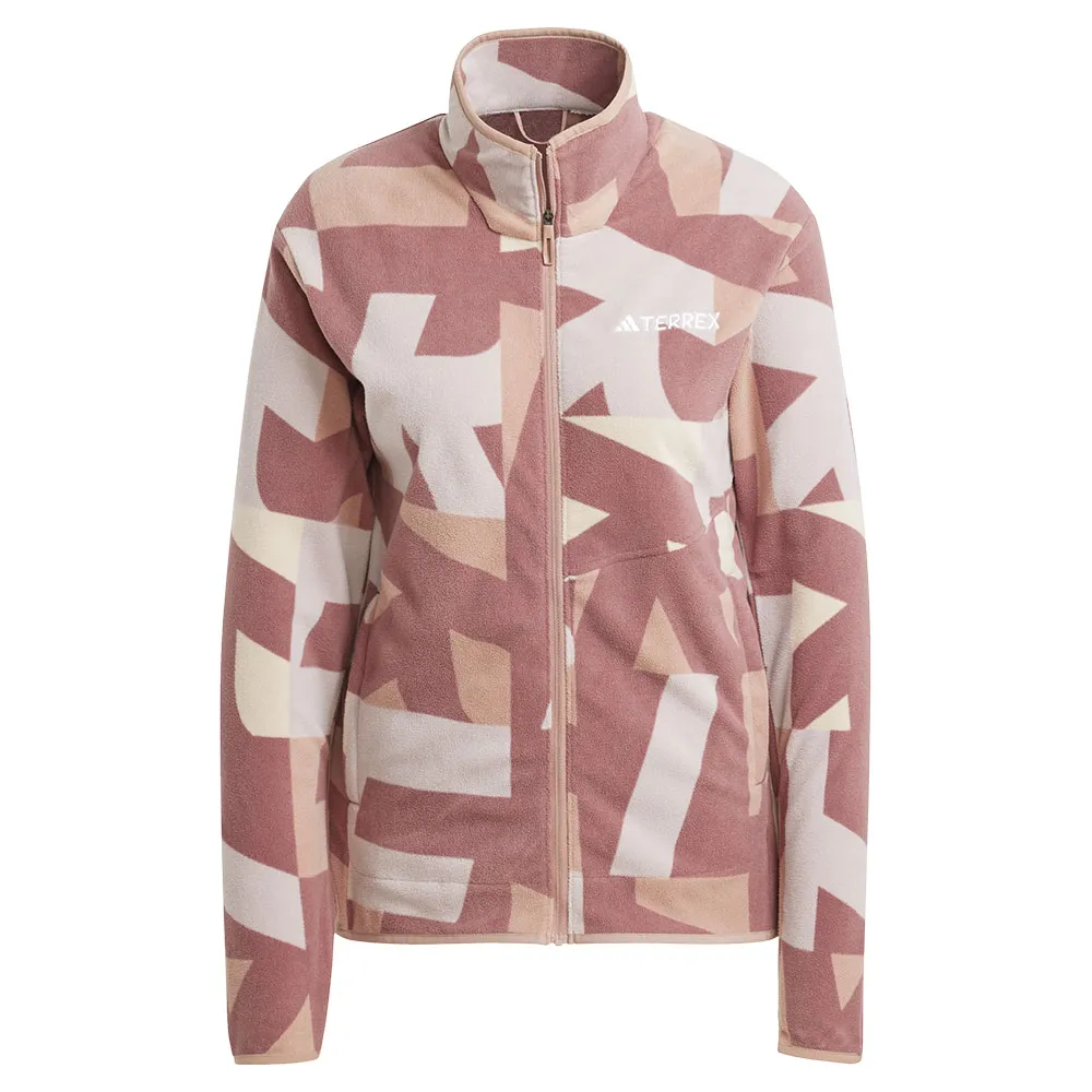 adidas Terrex Multi Printed Fleecejacka Med Dragkedja