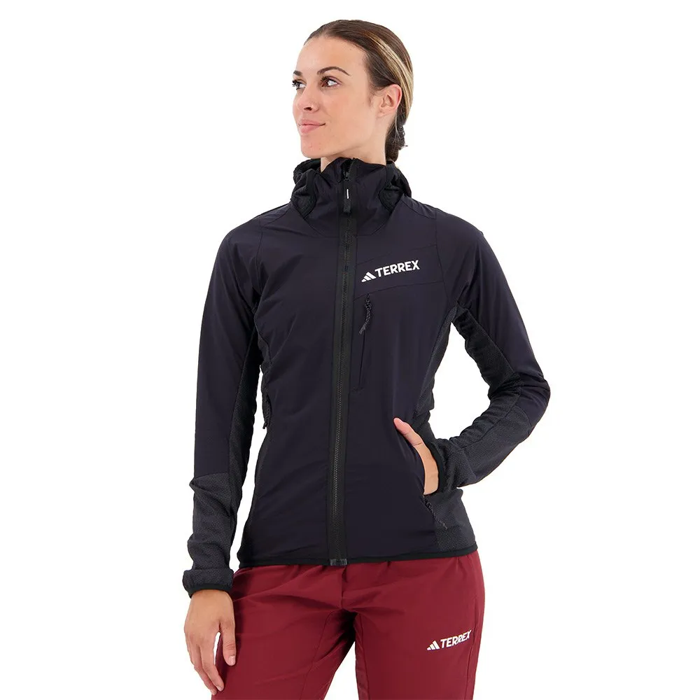 adidas Terrex Techrock Wind Fleece Fleecejacka Med Dragkedja