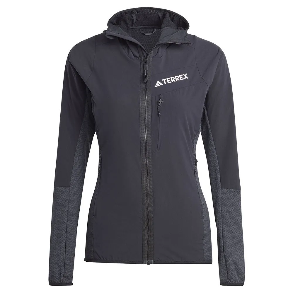 adidas Terrex Techrock Wind Fleece Fleecejacka Med Dragkedja