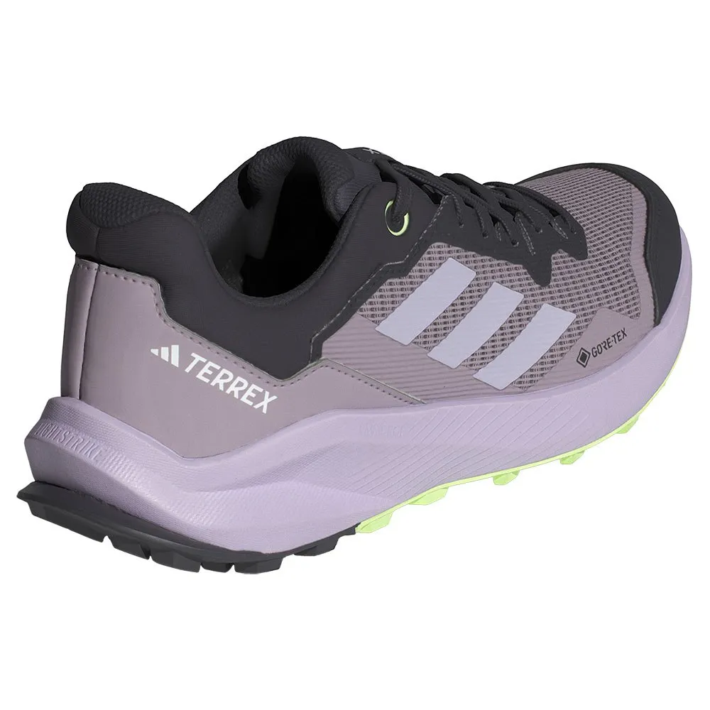 adidas Terrex Trailrider Goretex Trailskor, Preloved fig / silver dawn / green spark