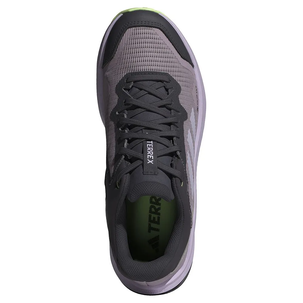 adidas Terrex Trailrider Goretex Trailskor, Preloved fig / silver dawn / green spark