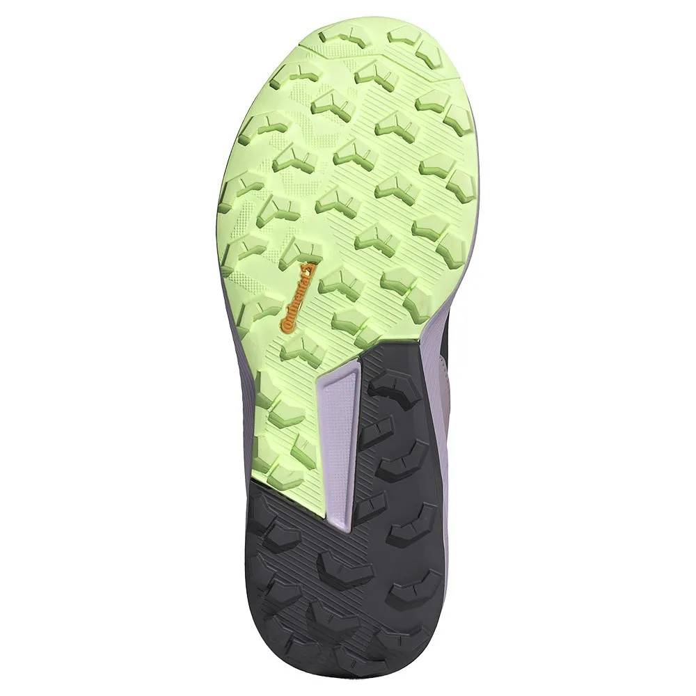adidas Terrex Trailrider Goretex Trailskor, Preloved fig / silver dawn / green spark