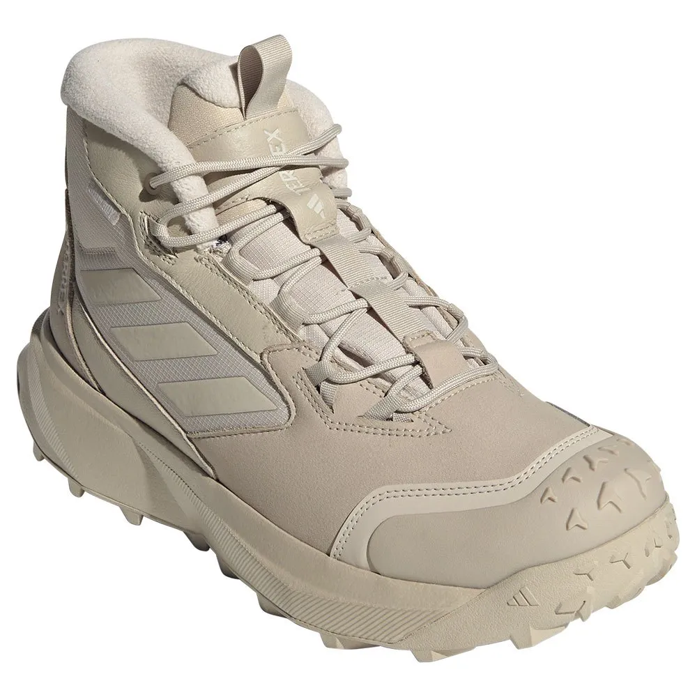 adidas Terrex Winter Leather Mid Cut Rain.rdy Cold.rdy Vandringskängor, Wonder beige / wonder beige / alumina