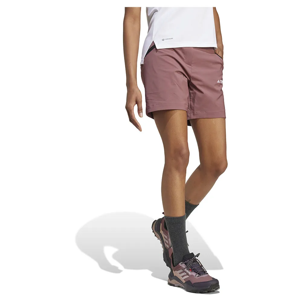 adidas Terrex Xperior Mid Korta Leggings, Quiet crimson adidas Terrex Xperior Mid Korta Leggings, Quiet crimson
