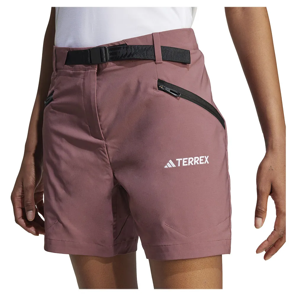 adidas Terrex Xperior Mid Korta Leggings, Quiet crimson adidas Terrex Xperior Mid Korta Leggings, Quiet crimson
