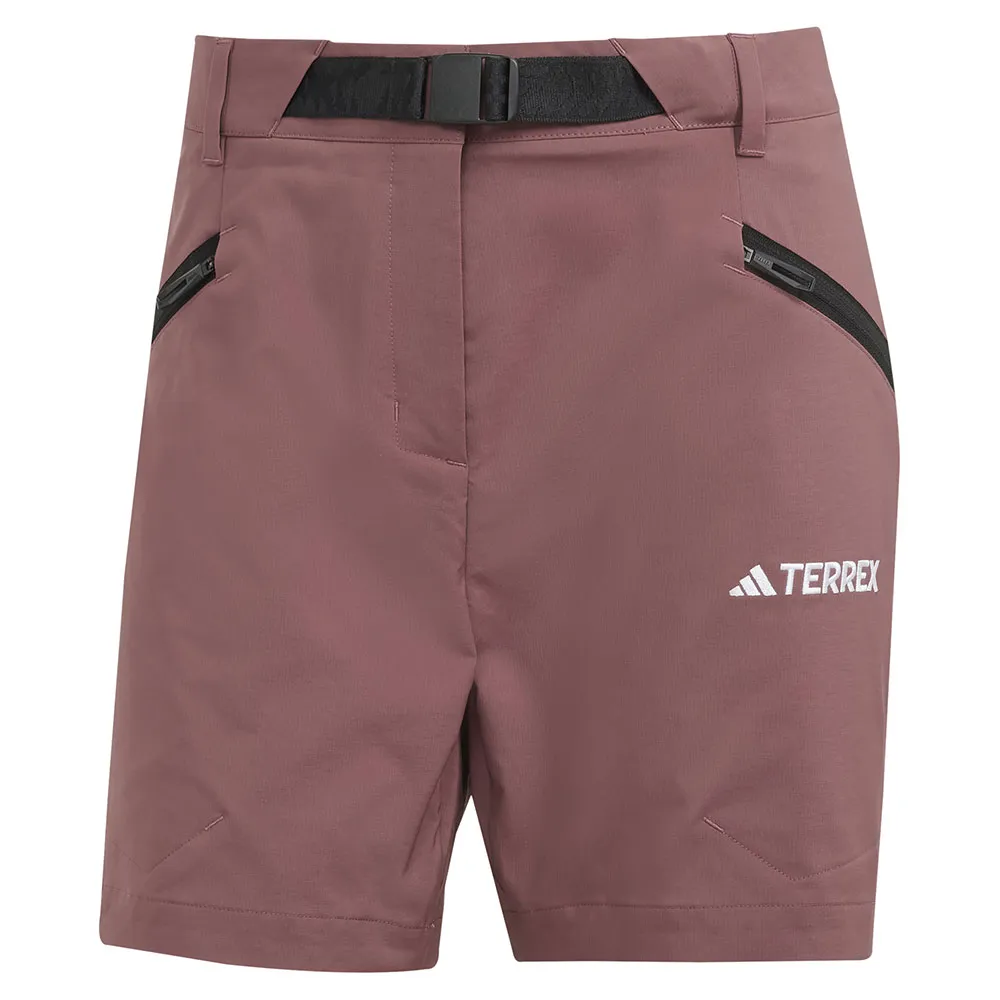 adidas Terrex Xperior Mid Korta Leggings, Quiet crimson adidas Terrex Xperior Mid Korta Leggings, Quiet crimson