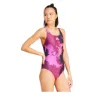 adidas Tie-dyed Graphic V-back Baddräkt female