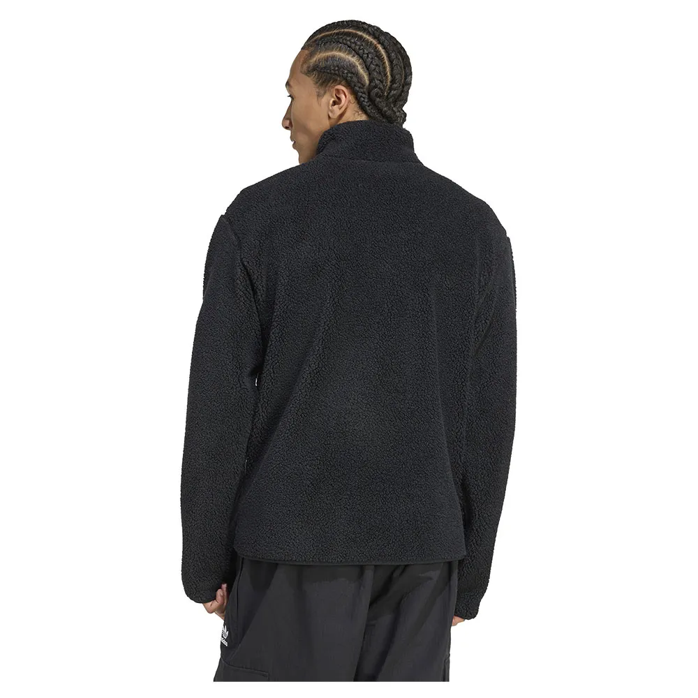 adidas Trefoil Essentials Teddy Fleecejacka Med Dragkedja