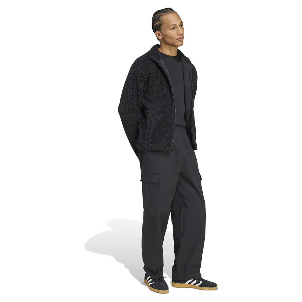adidas Trefoil Essentials Teddy Fleecejacka Med Dragkedja