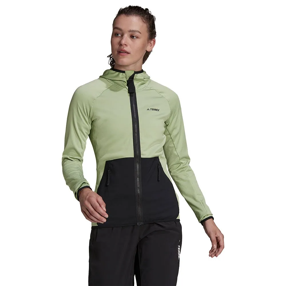 adidas Txfloocelt Sweatshirt Med Dragkedja, Magic lime / black adidas Txfloocelt Sweatshirt Med Dragkedja, Magic lime / black