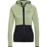 adidas Txfloocelt Sweatshirt Med Dragkedja, Magic lime / black