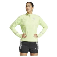 adidas Ultimate Hi Vis Reflective Tröja Med Halv Dragkedja female adidas Ultimate Hi Vis Reflective Tröja Med Halv Dragkedja female