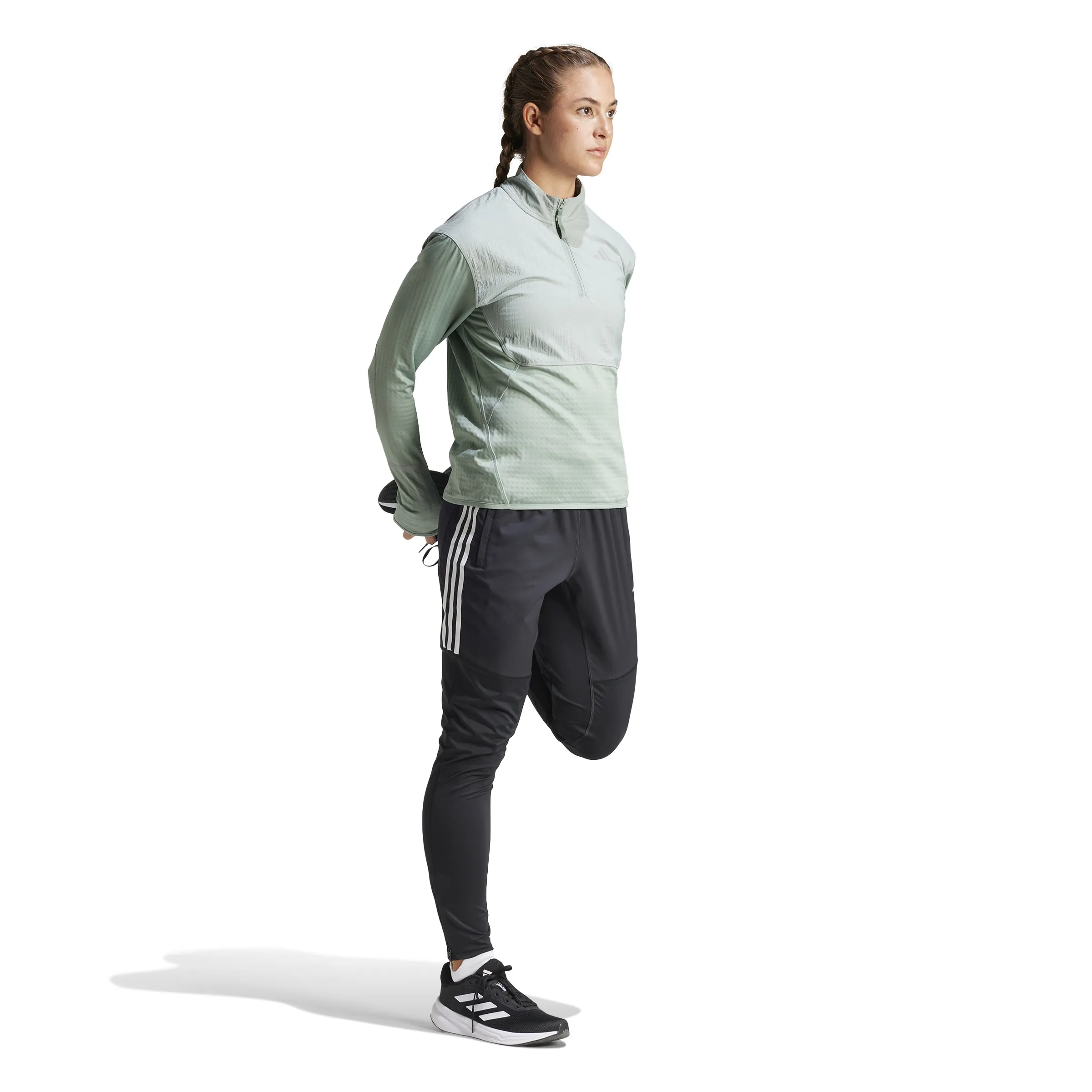 adidas Ultimate Hi Vis Reflective Tröja Med Halv Dragkedja female