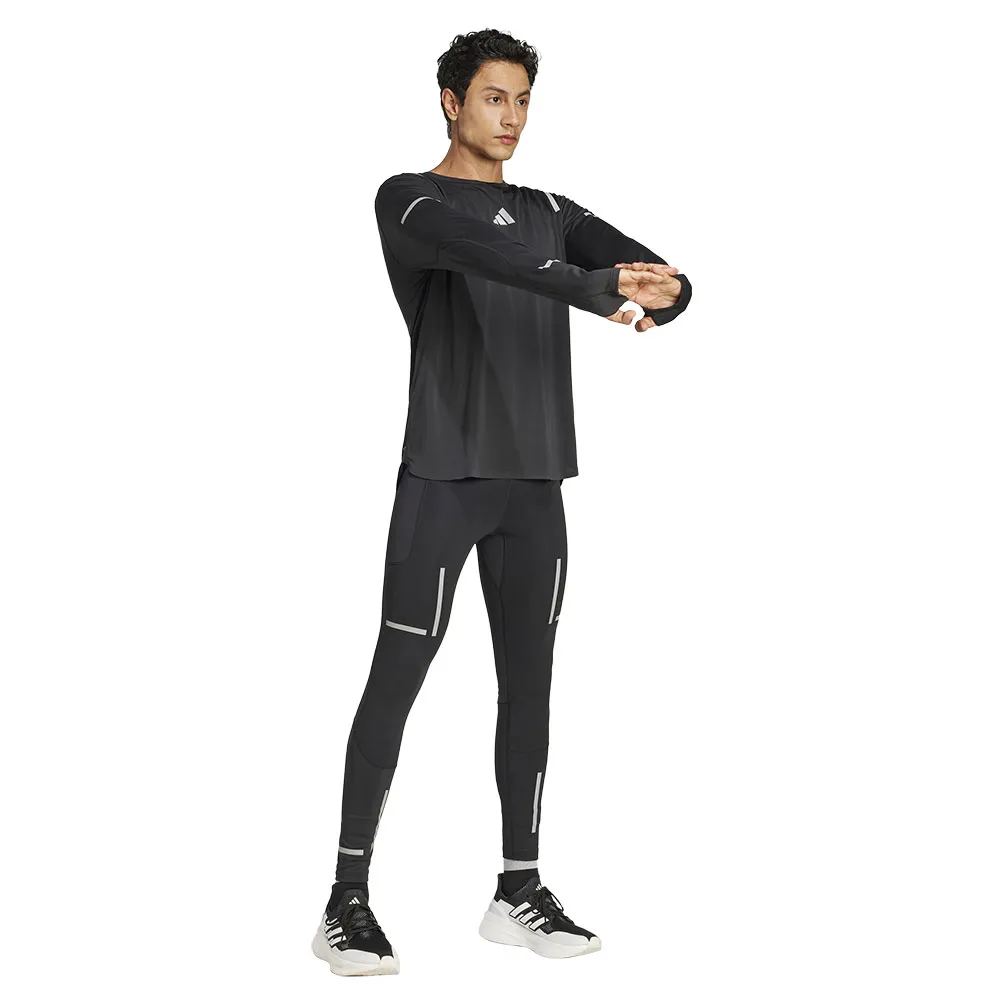 adidas Ultimate Running Reflective T-shirt Med Lång ärm male adidas Ultimate Running Reflective T-shirt Med Lång ärm male