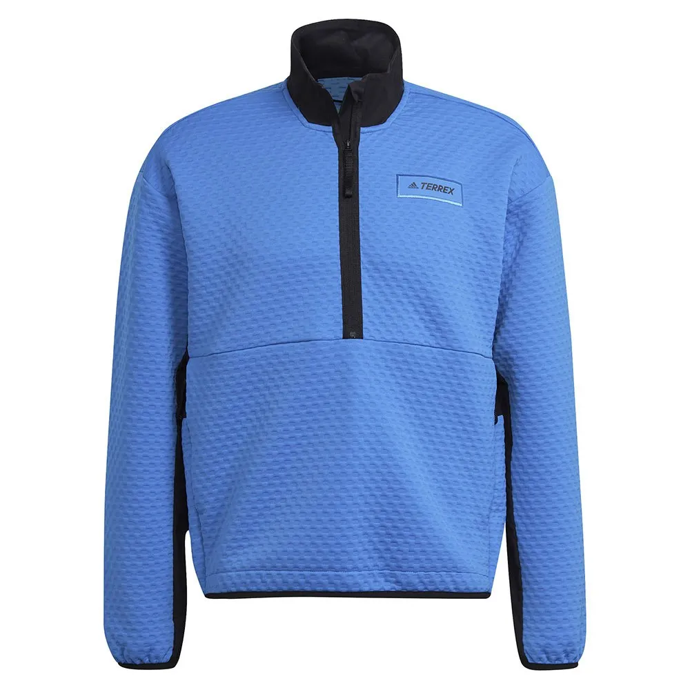 adidas Utilitas Fleece Med Halv Dragkedja, Shock blue