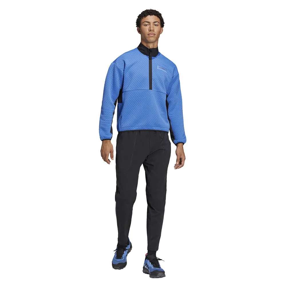 adidas Utilitas Fleece Med Halv Dragkedja, Shock blue