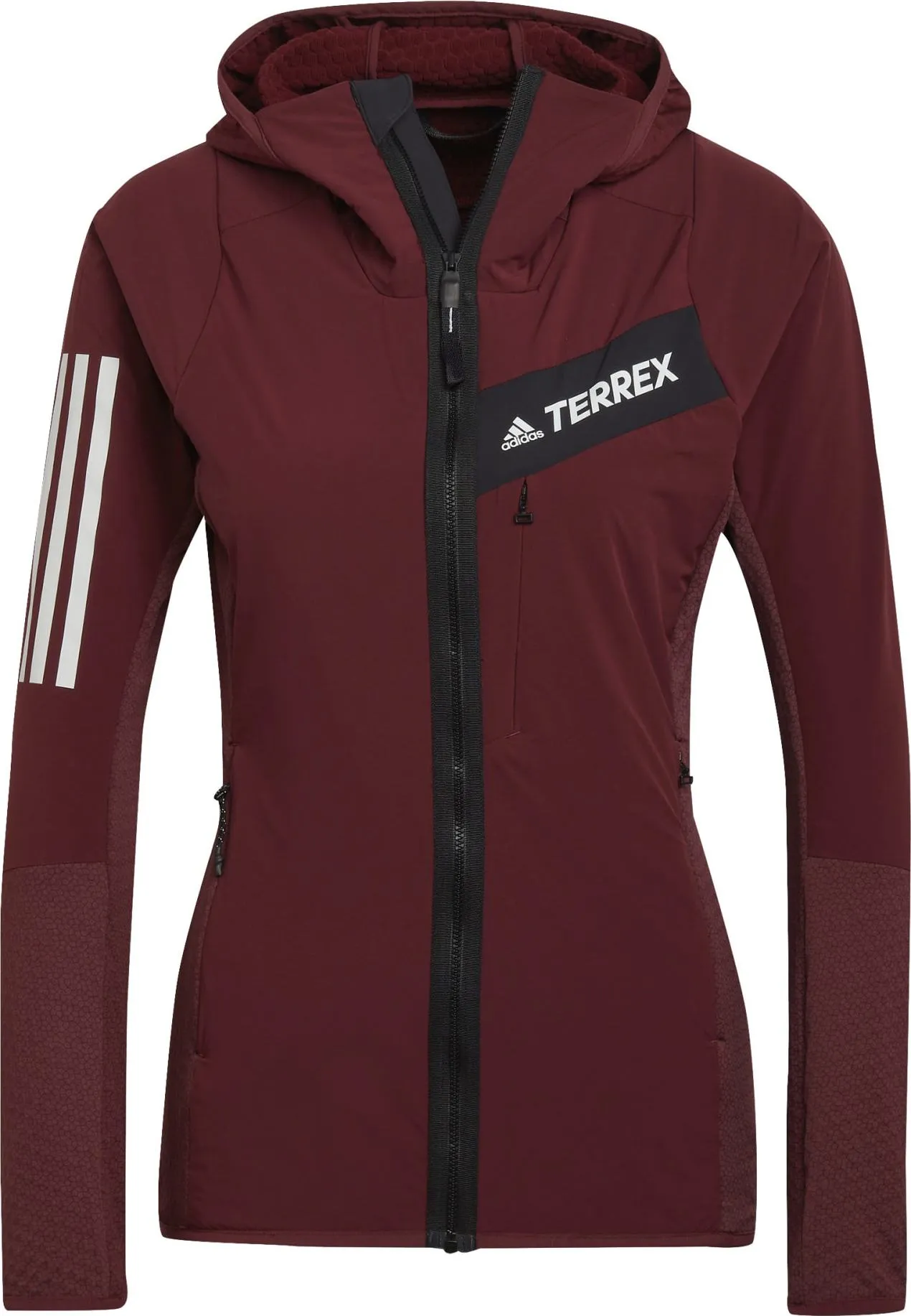 adidas Women's Techrock Flooce Wind Hooded Jacket, Shared adidas Women's Techrock Flooce Wind Hooded Jacket, Shared