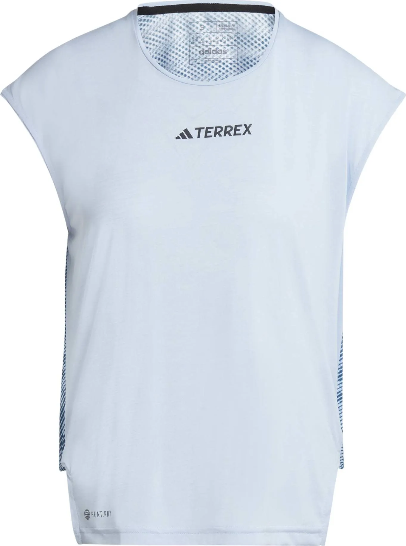adidas Women's Terrex Agravic Pro Trail Running Top, BLUDAW/BLUDAW