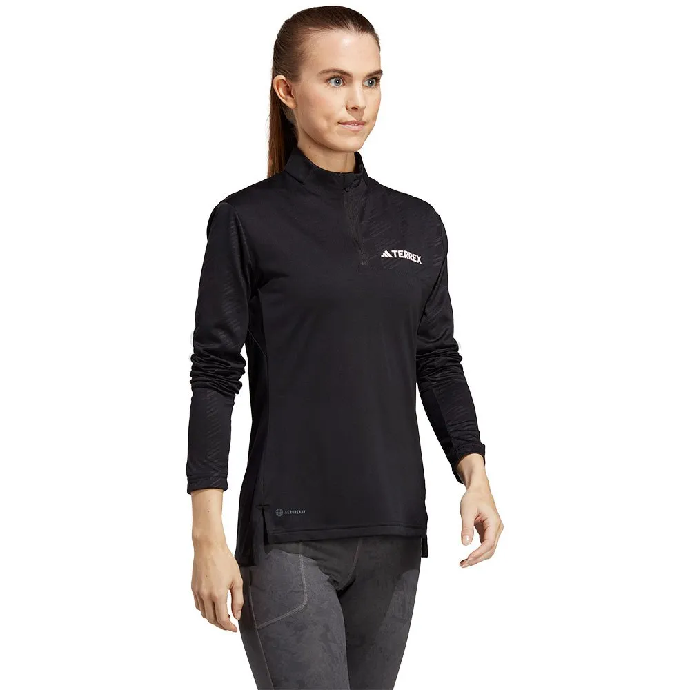 adidas Men's Terrex Multi Half-Zip Long Sleeve Tee