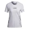 adidas Women's Terrex Parley Agravic TR Pro T-shirt, WHITE/BLACK