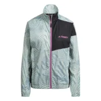 adidas Women's Terrex Trail Running Printed Wind Jacket adidas Women's Terrex Trail Running Printed Wind Jacket