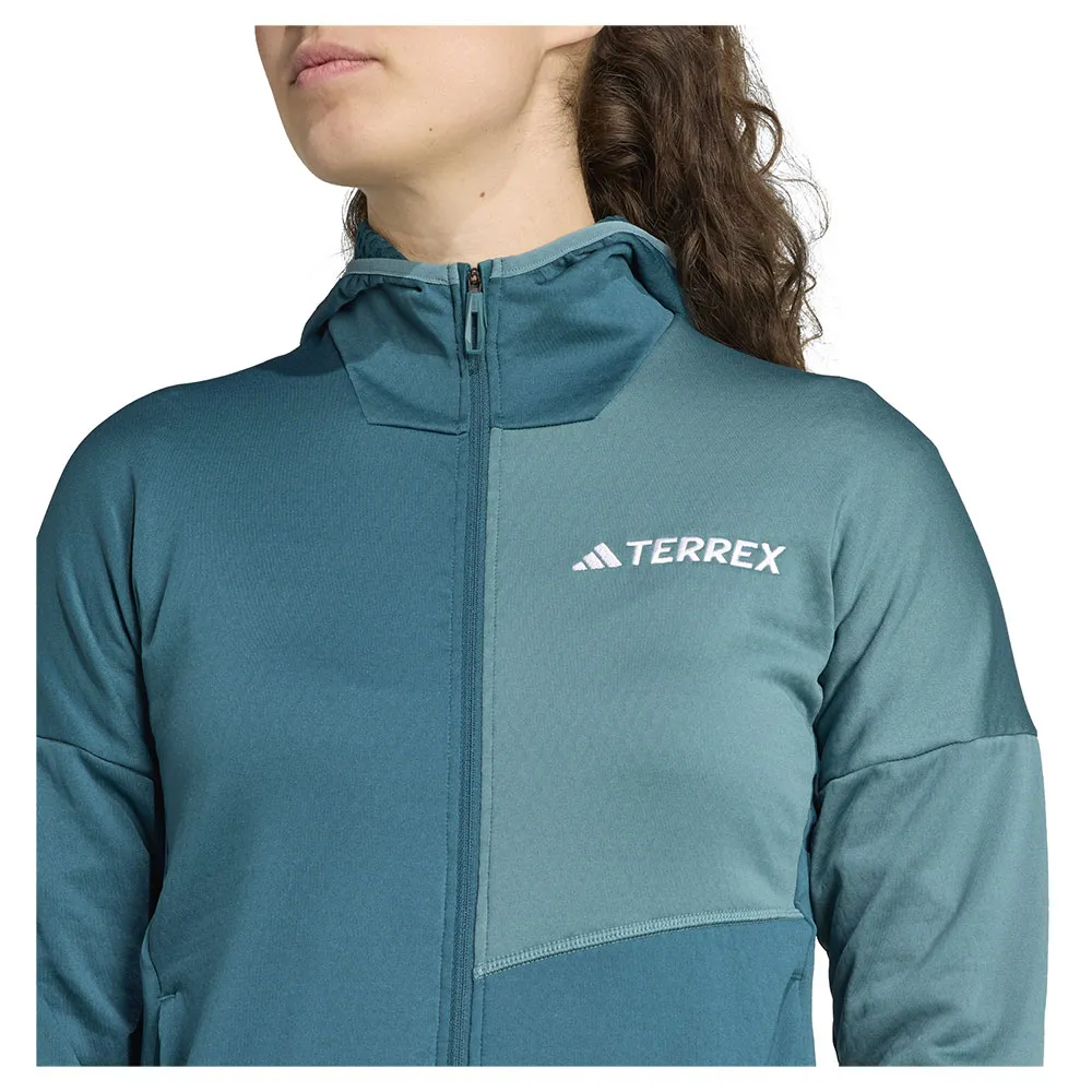 adidas Women's Terrex Xperior CLIMAWARM Light Fleece Jacket