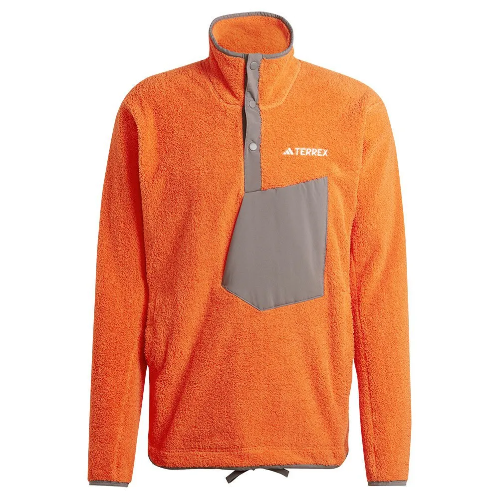 adidas Xpl Pile Snap Fleecejacka Med Dragkedja