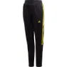 adidas Yb Tiro 3 Stripes Byxor, Black / bright yellow, 7-8Y