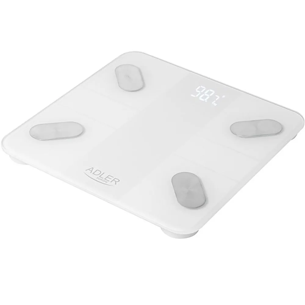 Adler Ad 8186w Våg, White, One Size