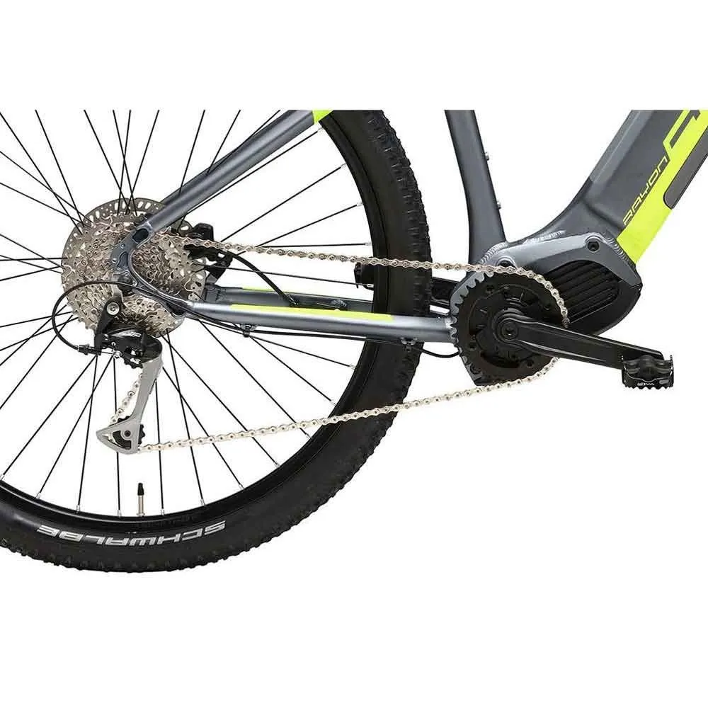 Adriatica Rayon 2.0 29´´ Elcykel Mtb, Grey / yellow, L, 720Wh