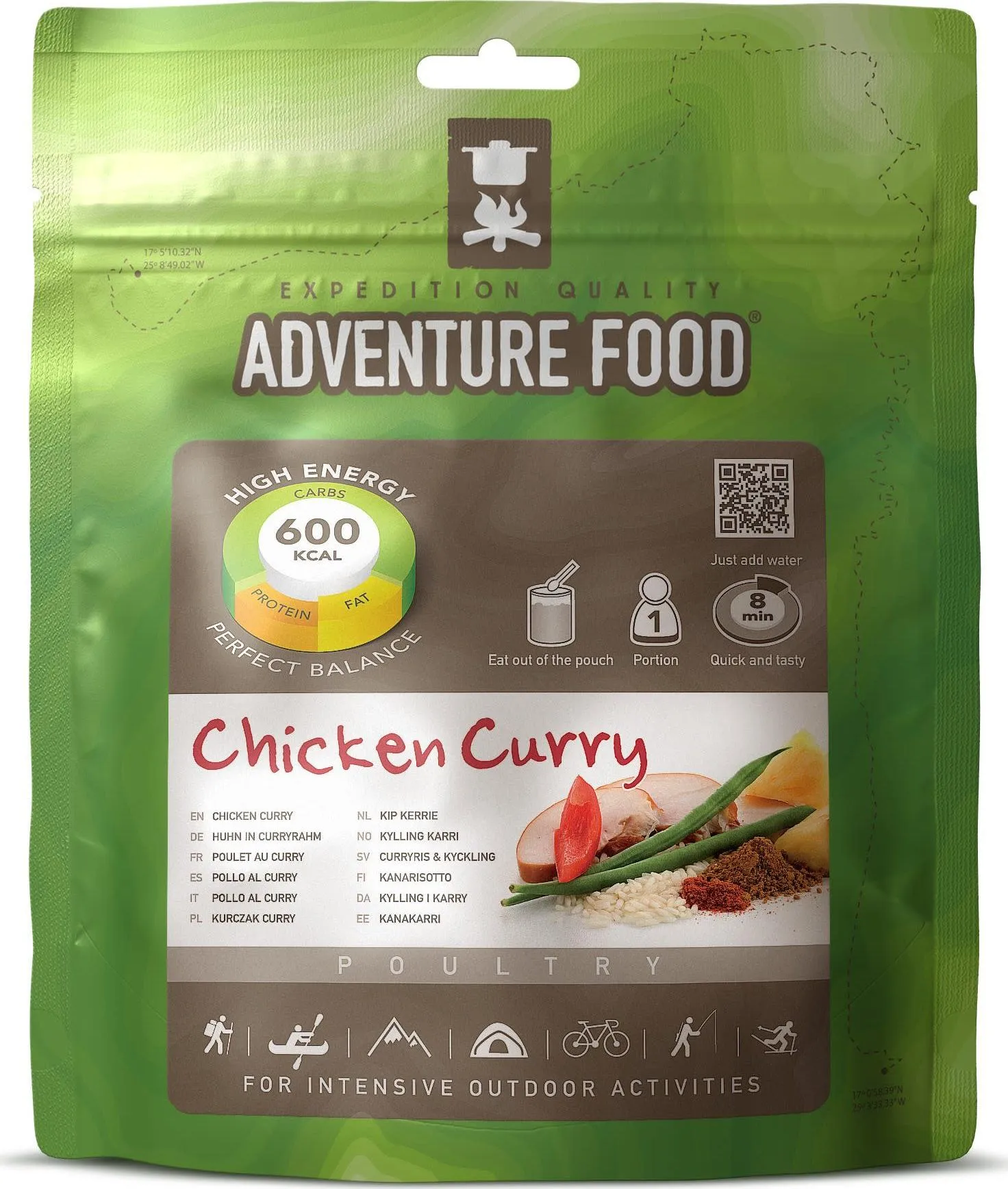 Adventure Food Chicken Curry, Nocolor, One Size