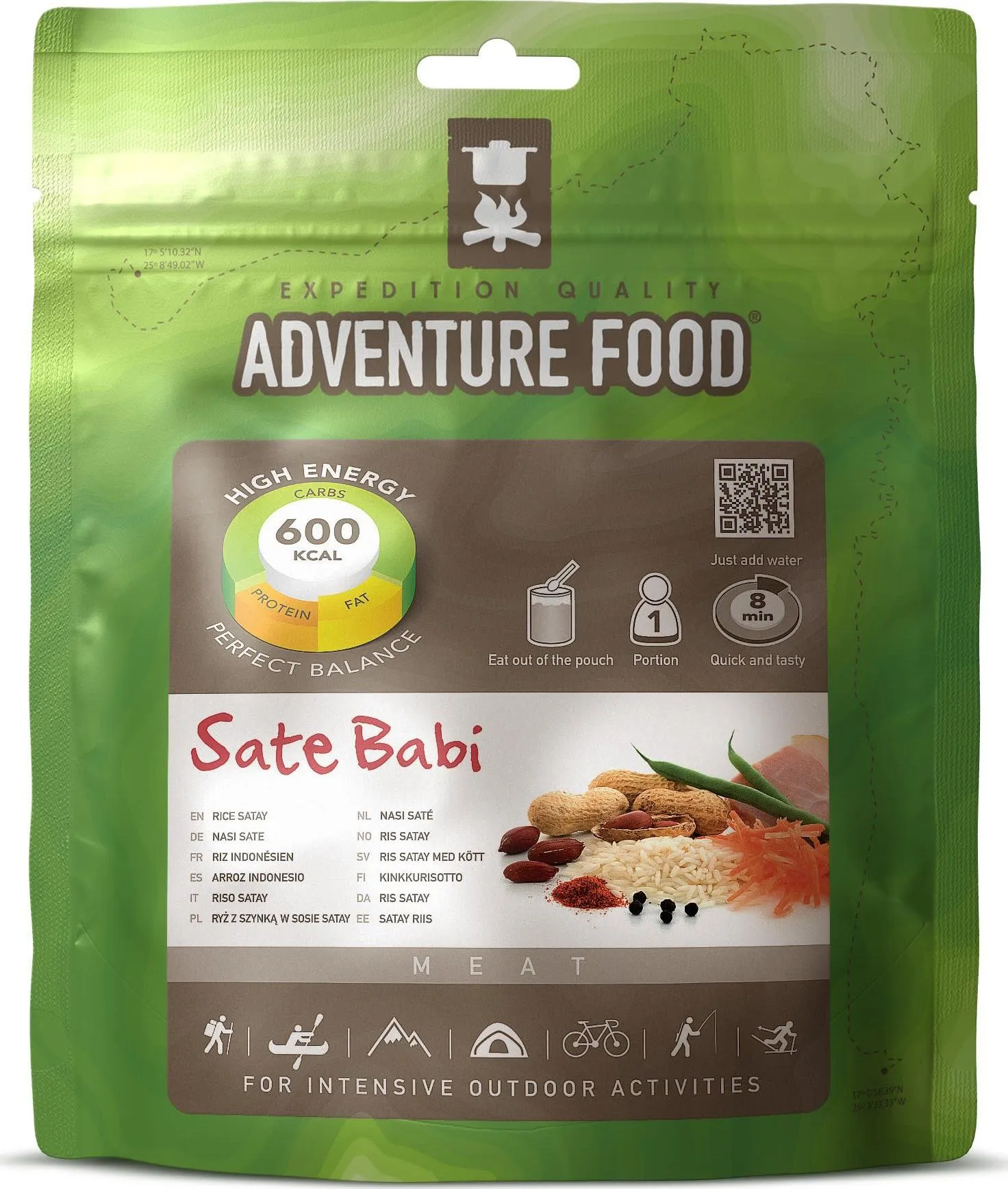 Adventure Food Rice Satay, One Size Adventure Food Rice Satay, One Size