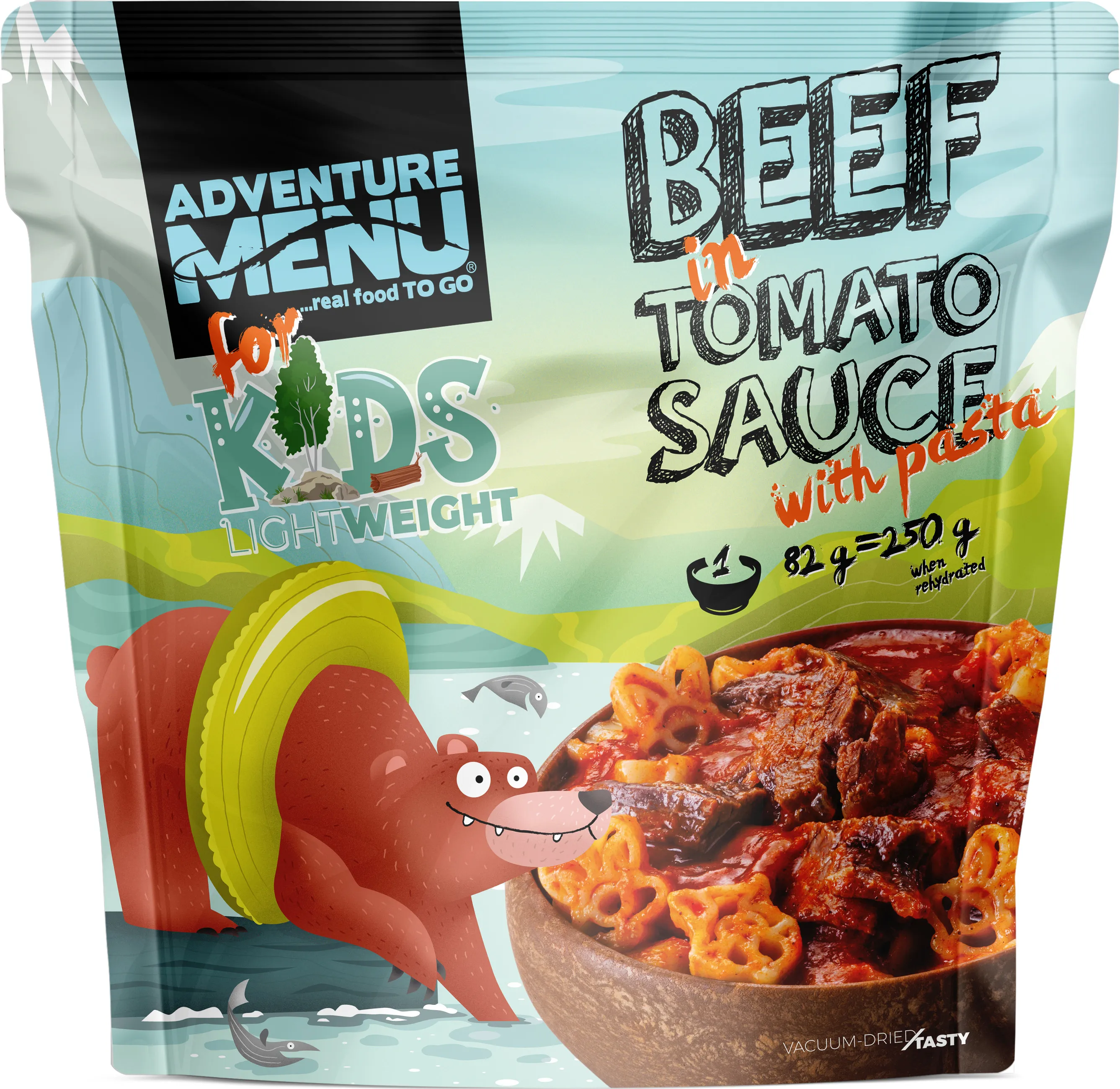 Adventure Menu Beef In Tomato Sauce With Pasta, Nocolour, One Size