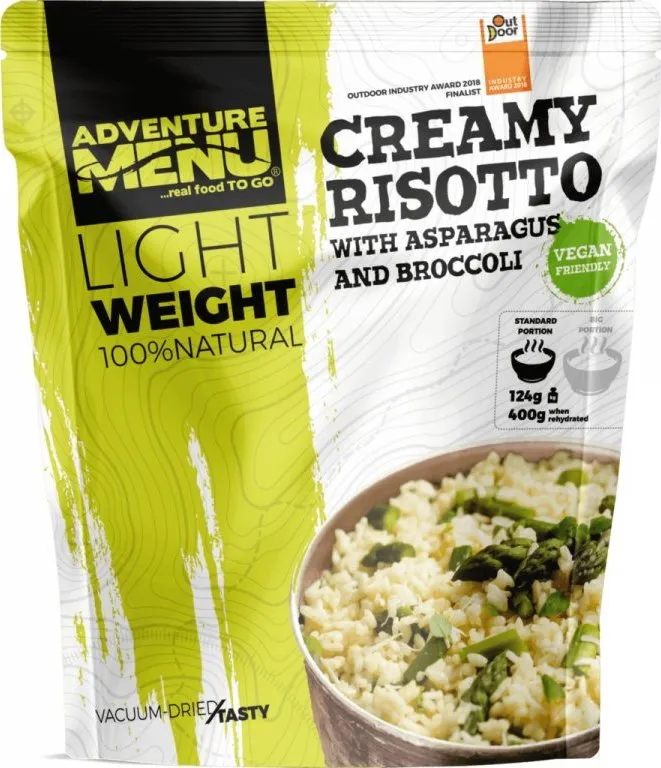 Adventure Menu Creamy Risotto With Asparagus and Broccoli