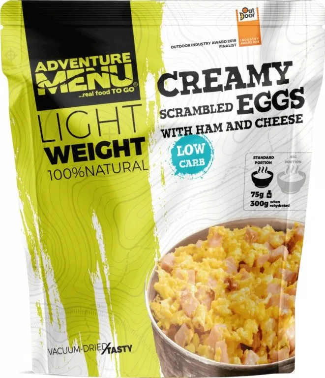 Adventure Menu Creamy Scrambled Eggs With Ham and Cheese Nocolour, Nocolour, One Size