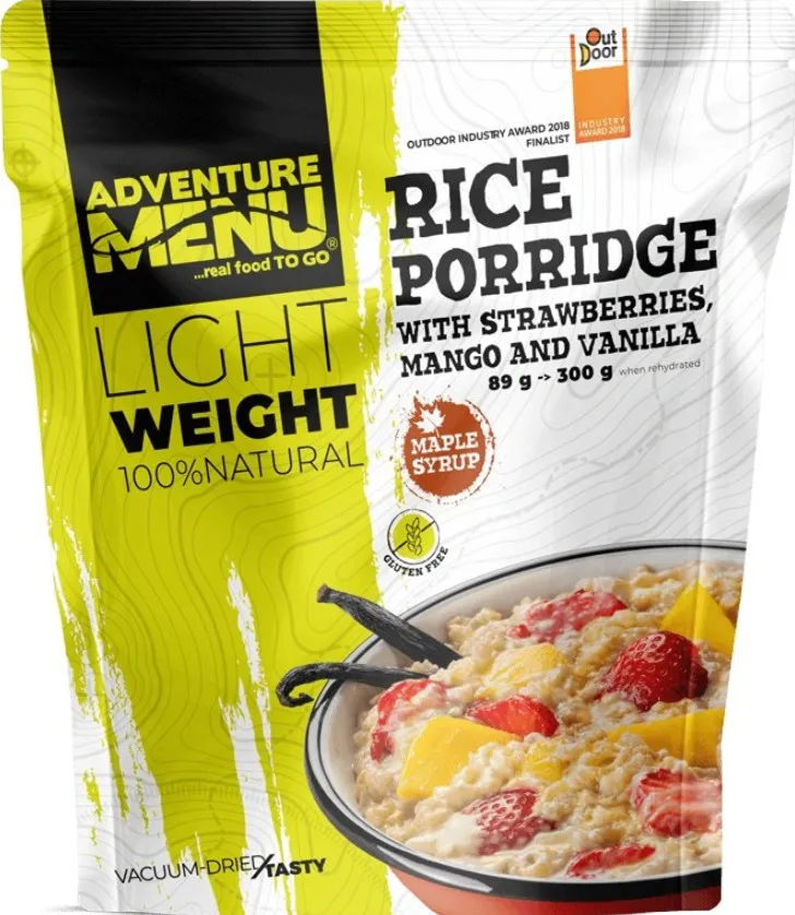 Adventure Menu Rice Porridge With Strawberries, Mango And Vanilla, Nocolour, One Size