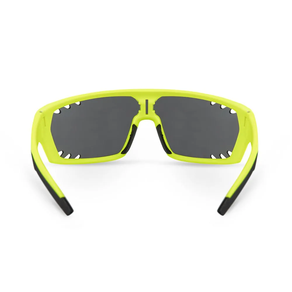 AGU Beam Solglasögon, Fluo yellow, Smoke Grey/CAT3